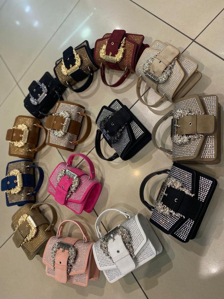 Kemer Tokalı Siyah Yılan Desenli Kadın Deri Çanta - Görsel 4