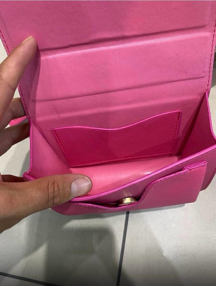 PINKO Siyah Deri Omuz Çantası - Görsel 3