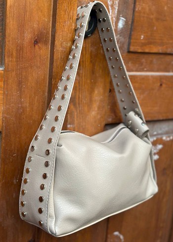 Bordo Deri Tokalı Kadın Çanta - Görsel 2