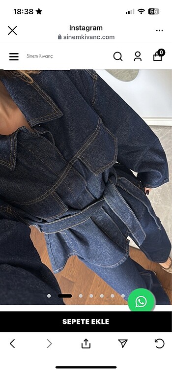 Diğer Sinem kıvanç denim takım