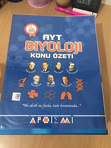 APOTEMİ AYT BİYOLOJİ KONU ÖZETİ