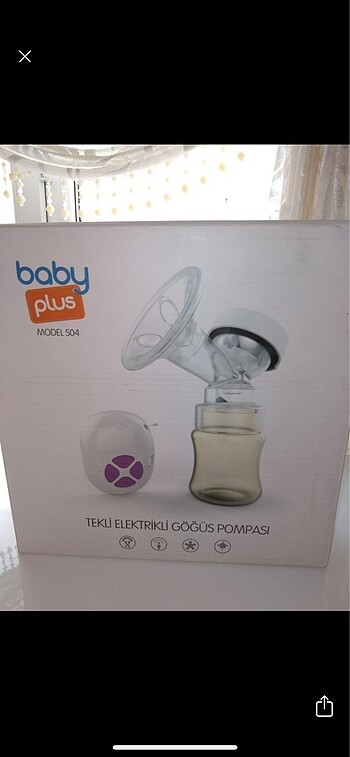 Baby plus elektrikli göğüs pompası