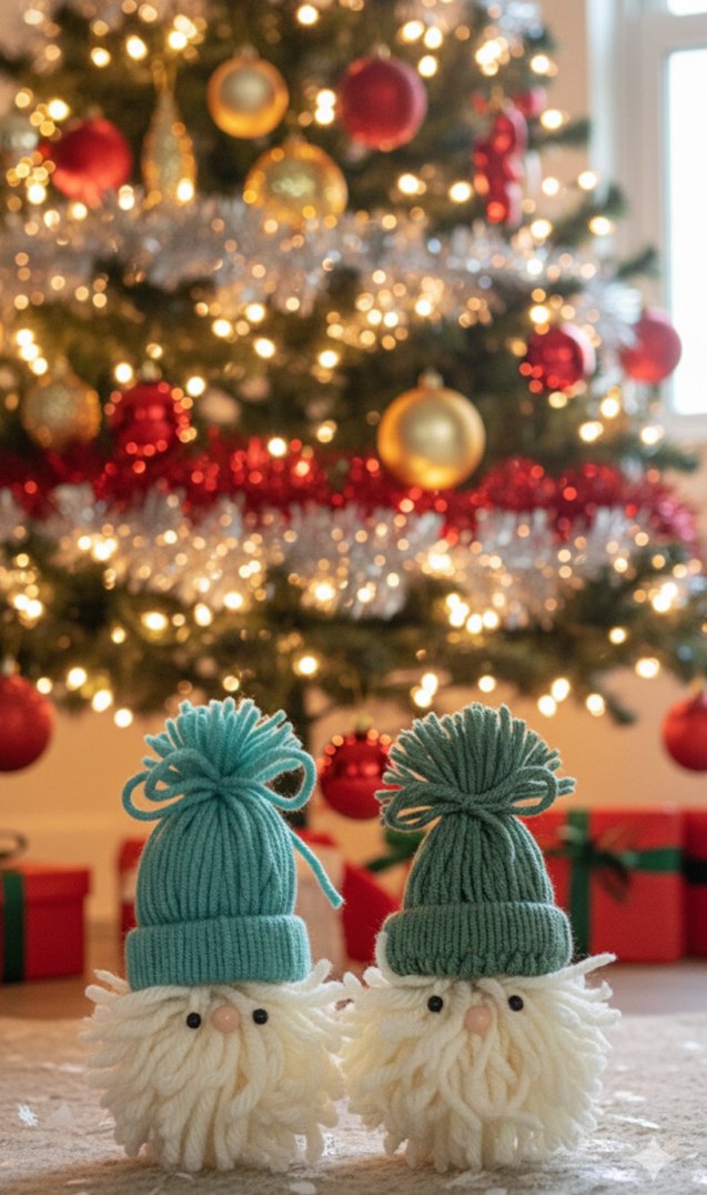 Noel baba yılbaşı ağacı süsü - Görsel 5