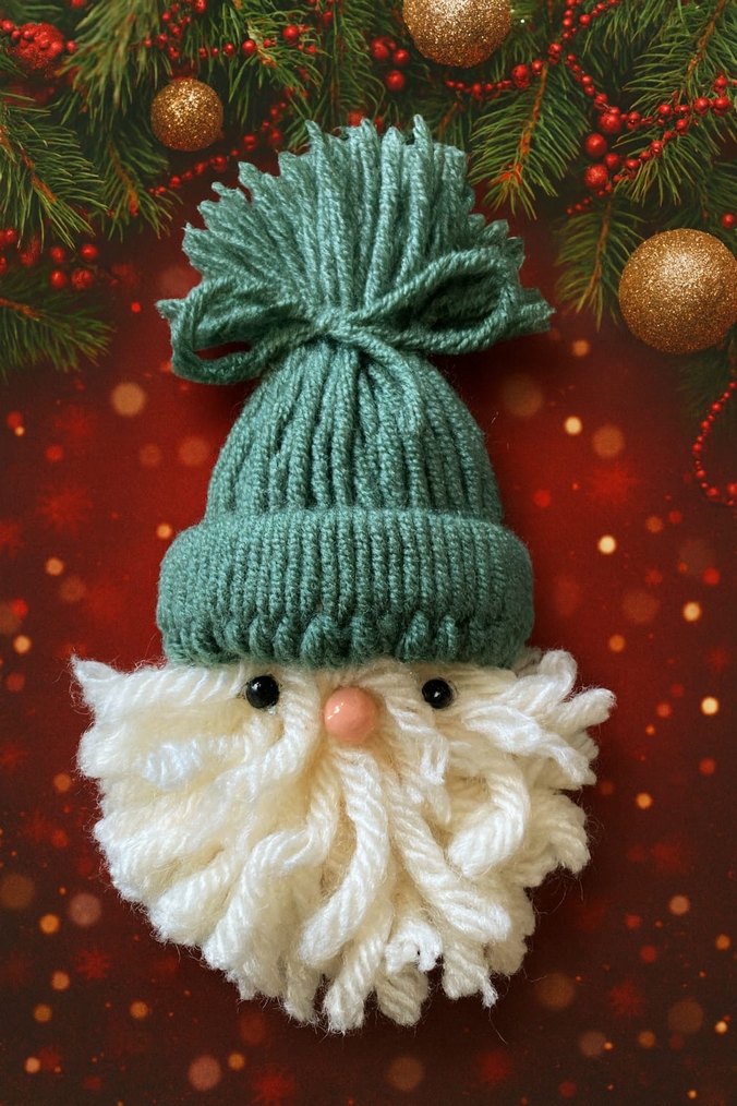 Noel baba yılbaşı ağacı süsü - Görsel 2