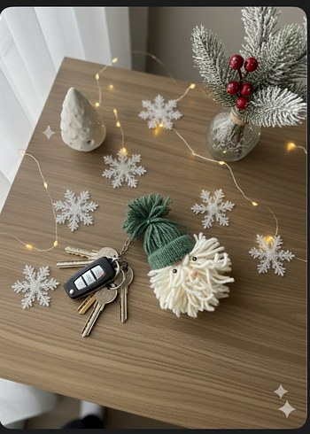 Noel baba anahtarlık - Görsel 4