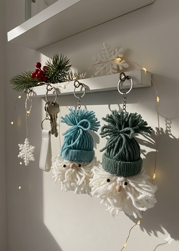 Noel baba anahtarlık - Görsel 2