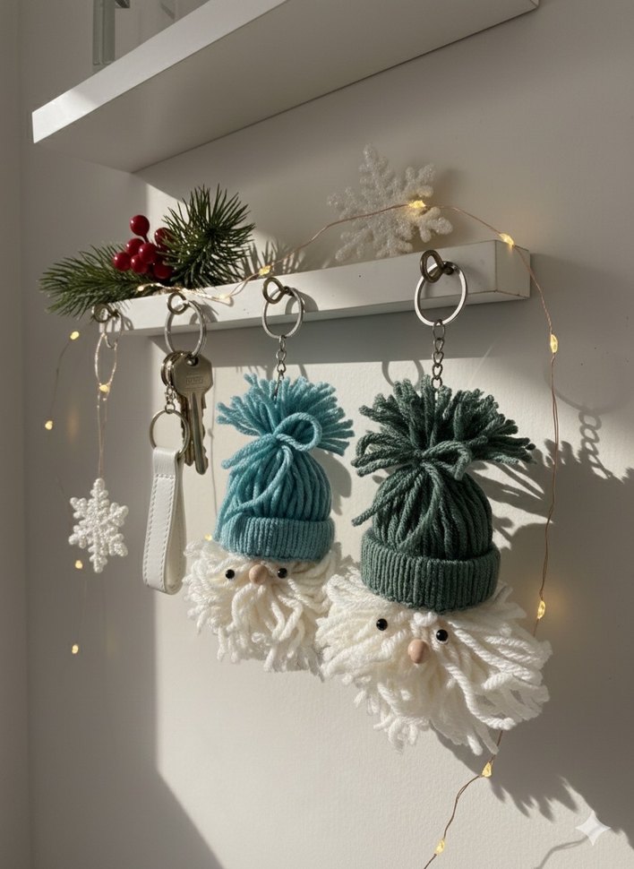 Noel baba anahtarlık - Görsel 2