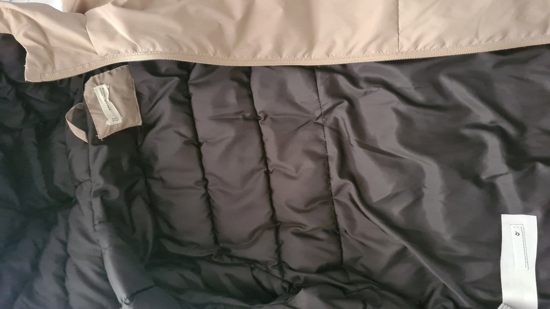 çocuk Gri-kahve renk Fermuarlı Kışlık Mont - Görsel 5