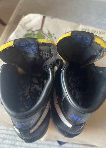 40,5 Beden sarı Renk Nike Siyah Spor Ayakkabı