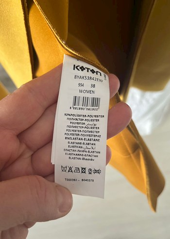 m Beden sarı Renk Sarı Süet Midi Kadın Ceket
