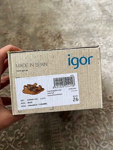 26 Beden turuncu Renk Çocuk Sandalet