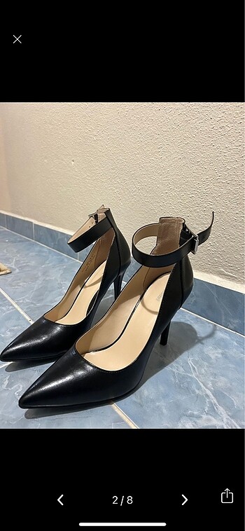 Deichmann Deichmann siyah topuklu ayakkabı