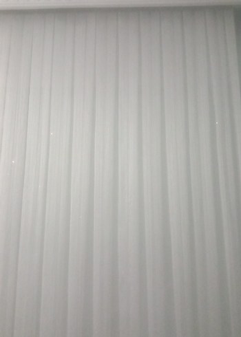 Beyaz Düz Modern Tül Perde - Görsel 2