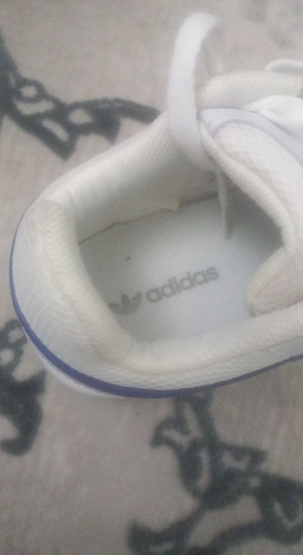 Beyaz Adidas Spor Ayakkabı Velcro Bantlı - Görsel 3