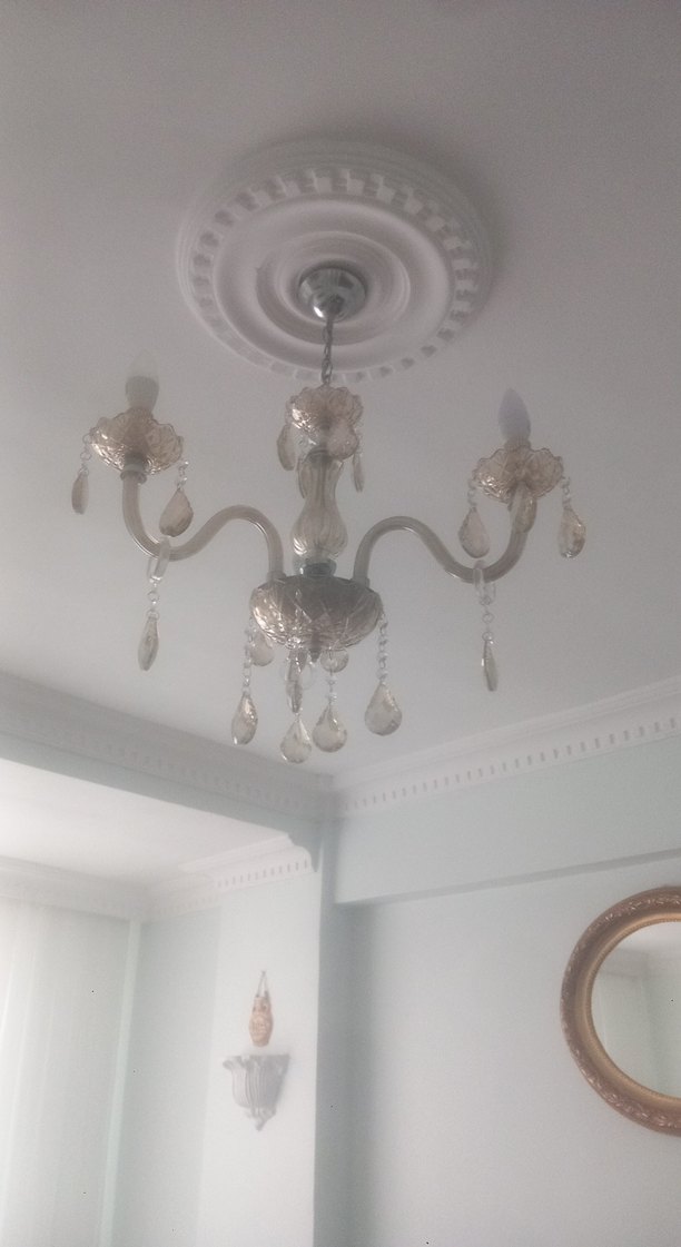 Bej Renkli Klasik Avize - Görsel 4