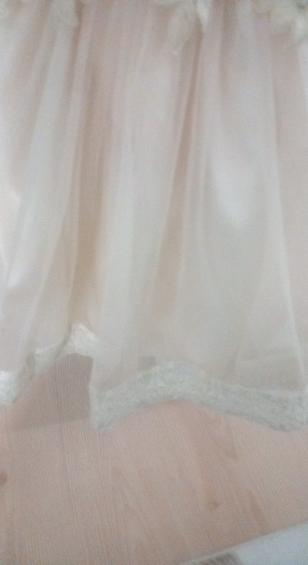 Kız Çocuk Beyaz Dantel İşlemeli Elbise - Görsel 3