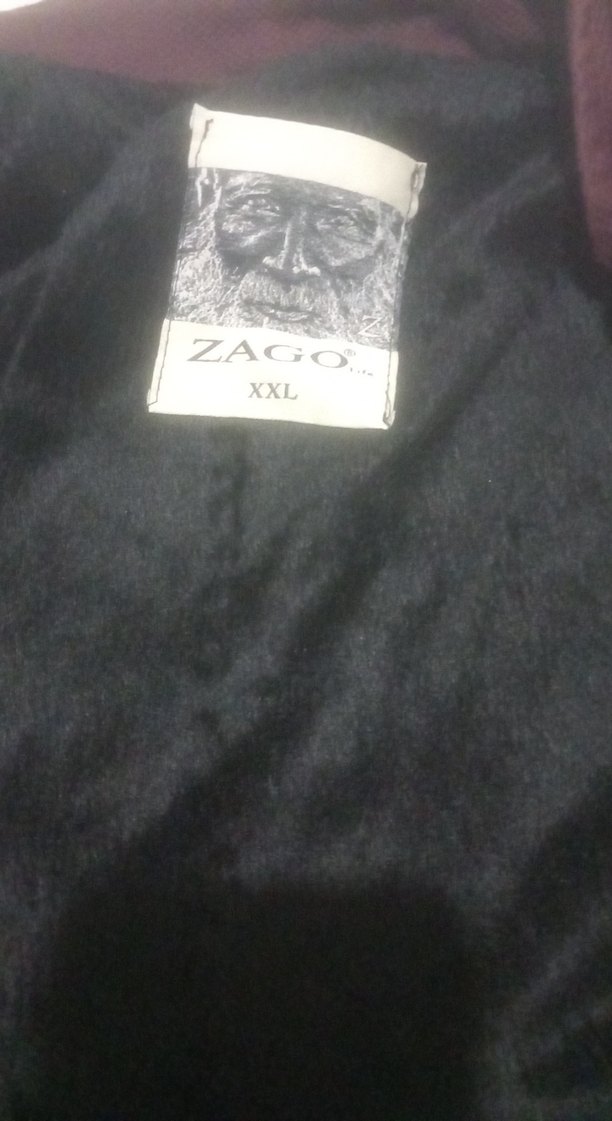 Bordo Süet Erkek Biker Ceket Fermuarlı - Görsel 4