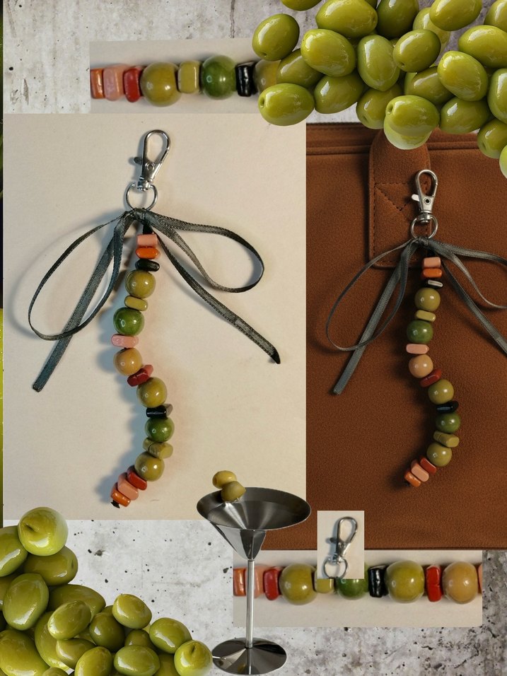 El yapımı seramik anahtarlık - Görsel 2