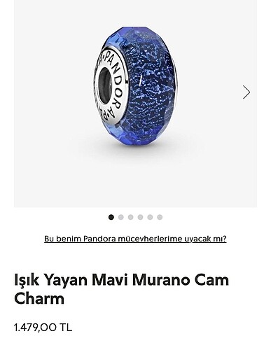 Beden Pandora Charm