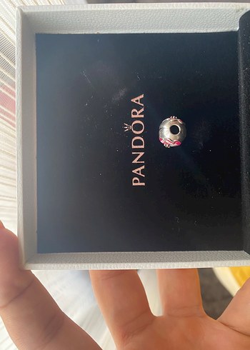 Pandora Pembe Desenli Pandora Charm