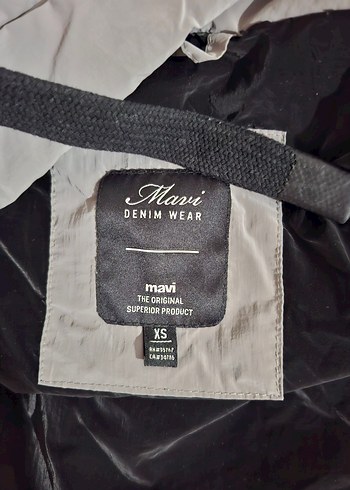 Gri Kapüşonlu Kadın Kışlık Mont - Görsel 3