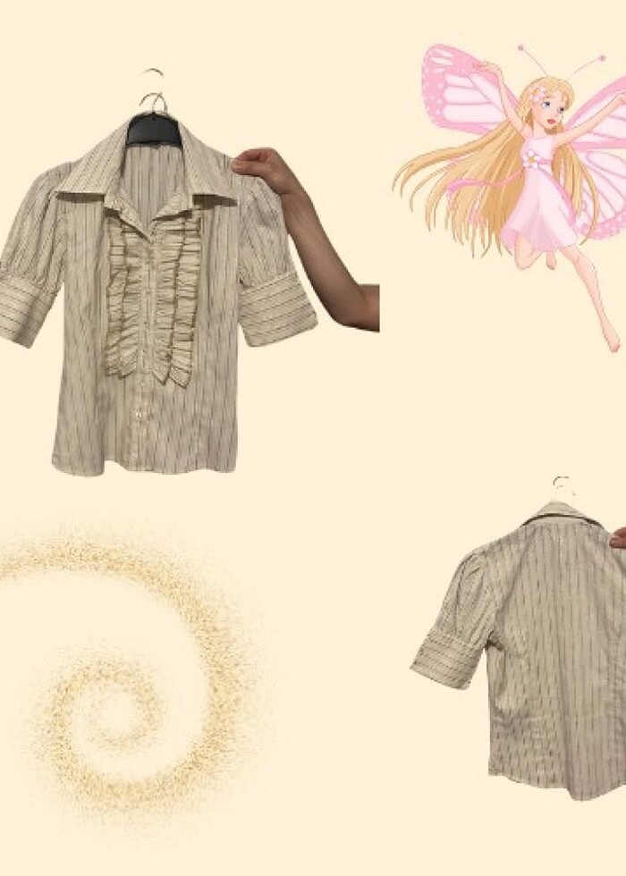 FAİRYCORE VİNTAGE TARZ GÖMLEK - Görsel 2