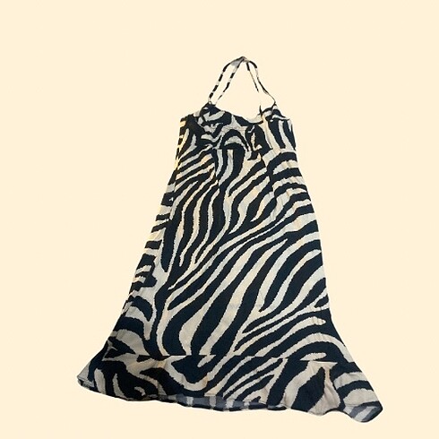 ZEBRA DESEN ELBİSE - Görsel 2