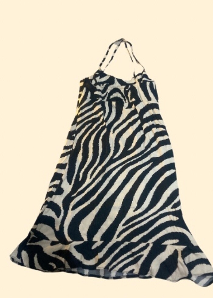 ZEBRA DESEN ELBİSE - Görsel 2