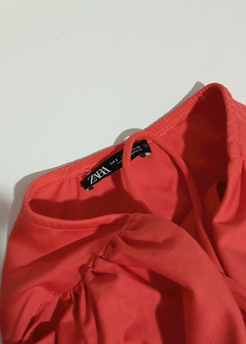 Kırmızı Drapeli İnce Askılı Kadın Mayo - Görsel 2