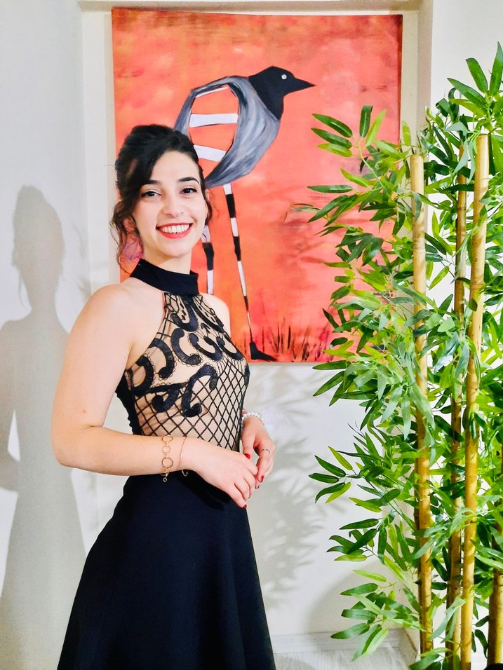 Dantel Detaylı Mini Bohem Elbise - Görsel 4