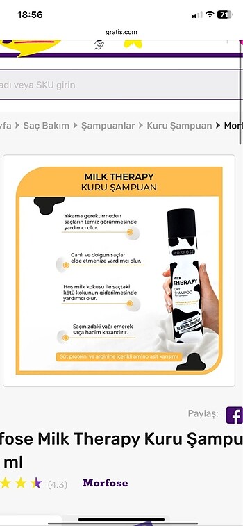  Beden Kuru Şampuan