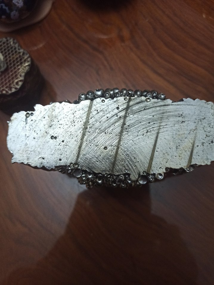 Mor İşlemeli Boncuklu süs - Görsel 4