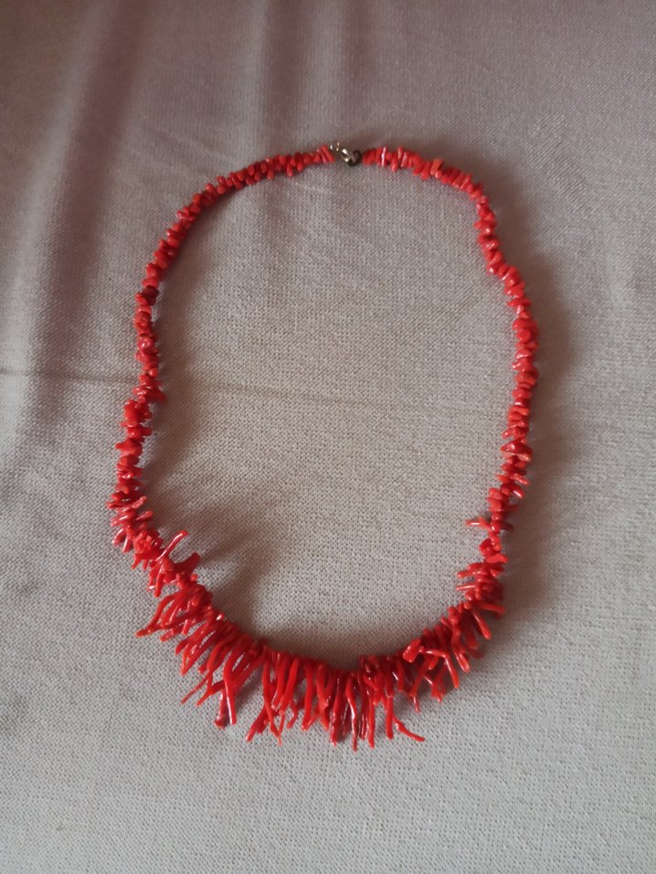 antika kırmızı renkte hakiki Mercan - Görsel 3