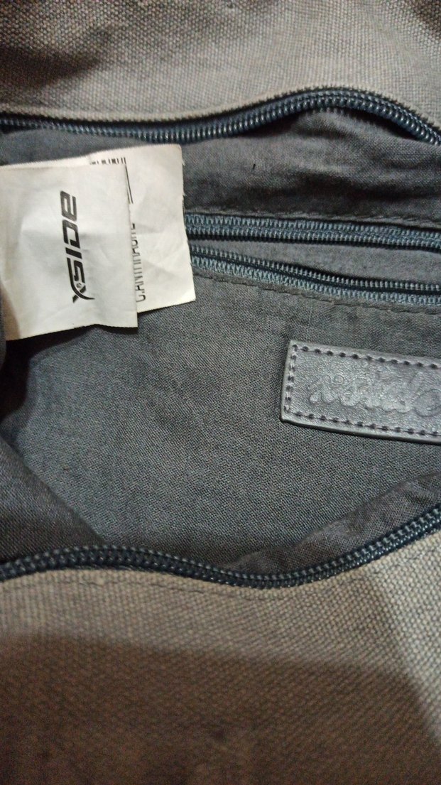 Grunge Punk Baskılı Kadın Bej Çanta - Görsel 4