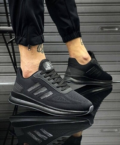 37 Beden Adidas Run spor ayakkabı Tiriko Malzeme Poli Taban Ortopedik Tab