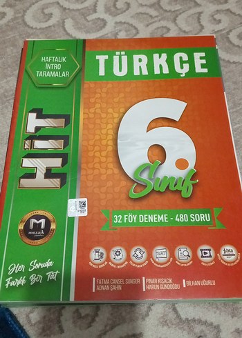 6. Sınıf Türkçe Sınav Hazırlık Kitabı
