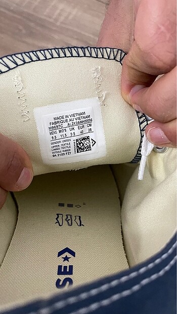43 Beden Orijinal converse