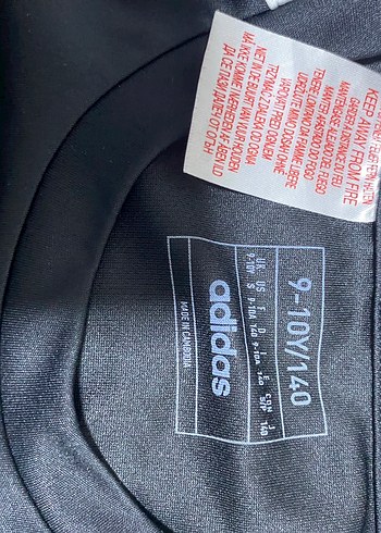 Unisex Siyah Kısa Kollu Adidas Tişört - Görsel 4