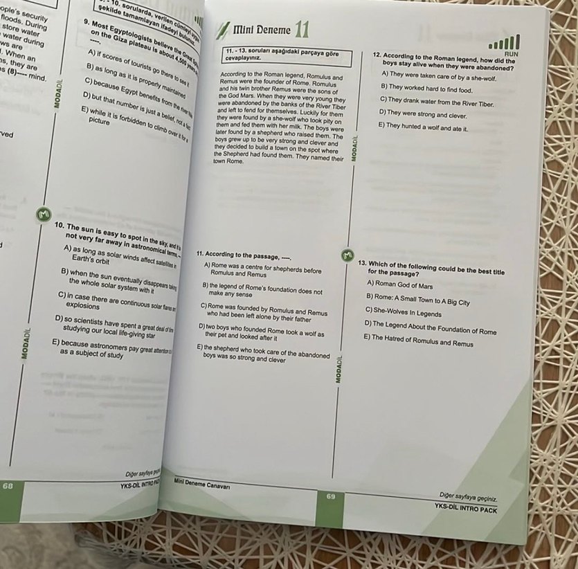 YKS-Dil İngilizce Mini Deneme Çalışma Kitabı - Görsel 2