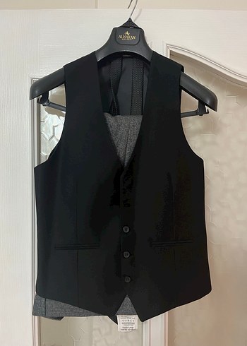 Gri Erkek Takım Elbise - Görsel 2