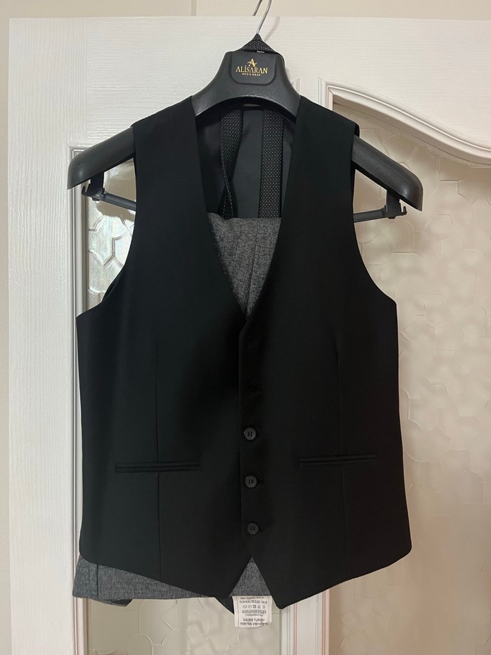 Gri Erkek Takım Elbise - Görsel 2