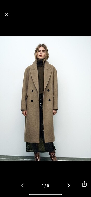 Zara oversize kaban