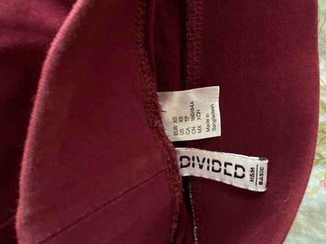 xs Beden bordo Renk Bordo Pileli Etek