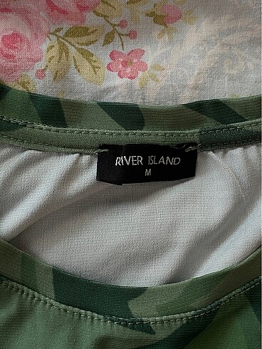 River Island Fairycore Yeşil Crop Top