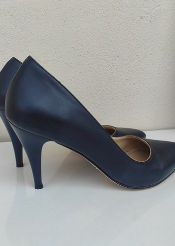 37 Beden mavi Renk Klasik Mavi Stiletto Topuklu Kadın Ayakkabı