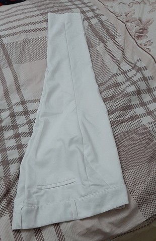 Zara beyaz kumaş pantalon