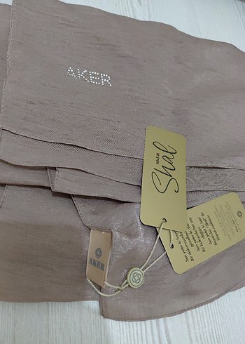 Beden camel Renk Aker Bej Pilili Kadın Şal