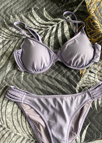 Mor Askılı Bikini