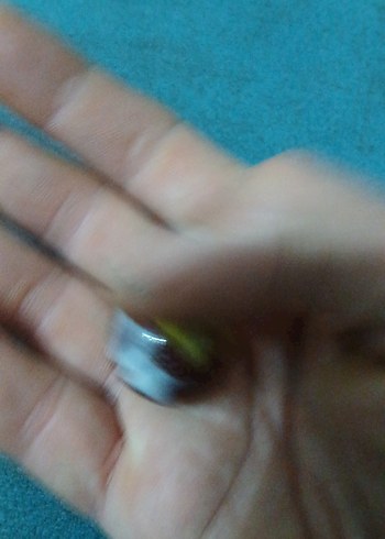 Bordo Beyaz Desenli Tırnak Süsü. büyük. misket... - Görsel 2