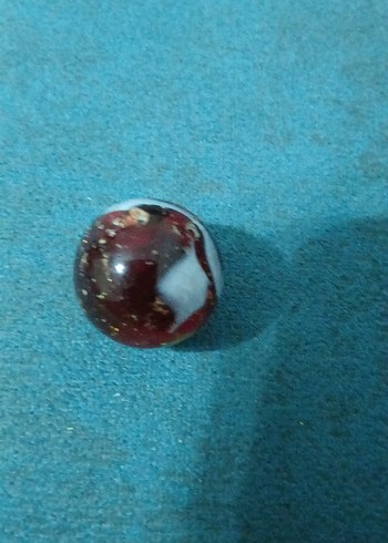 Bordo Beyaz Desenli Tırnak Süsü. büyük. misket... - Görsel 8